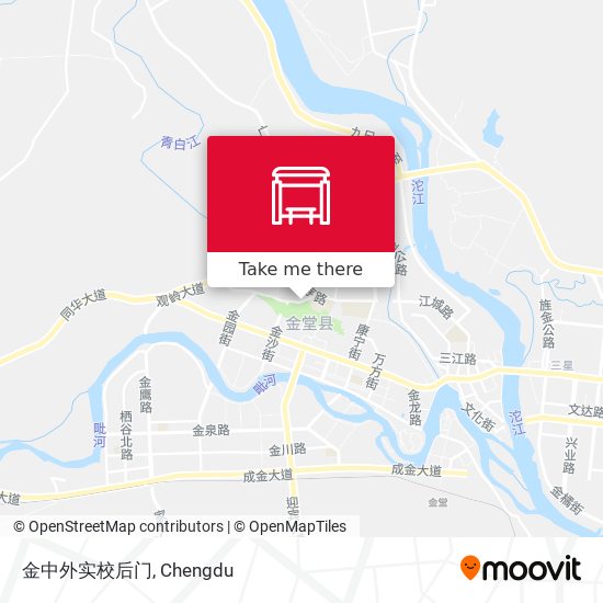 金中外实校后门 map
