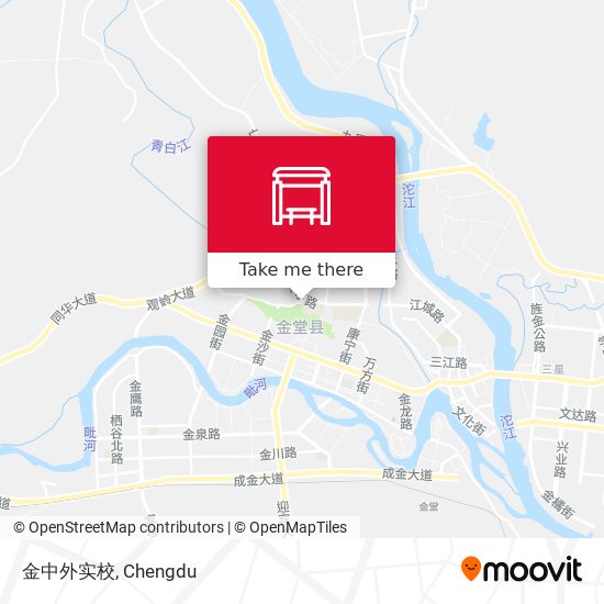 金中外实校 map