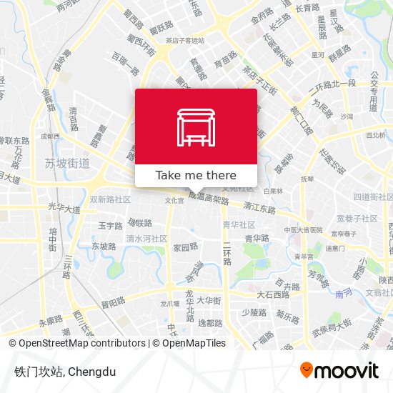 铁门坎站 map