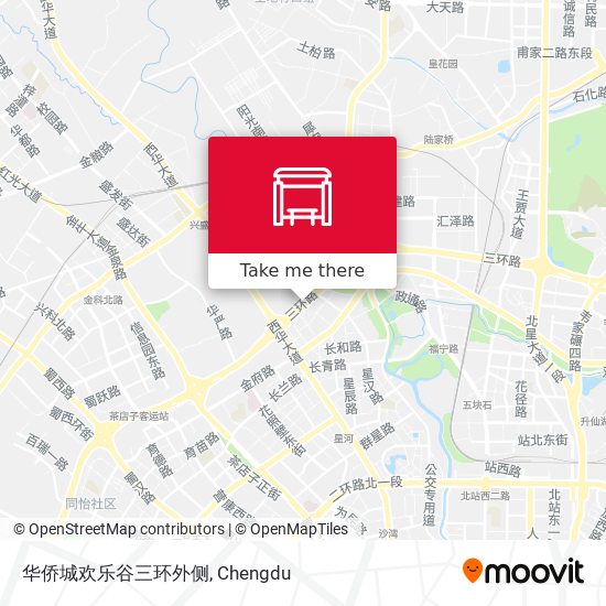 华侨城欢乐谷三环外侧 map