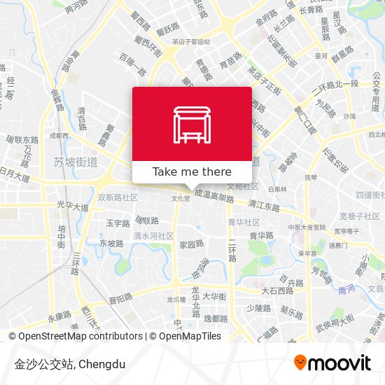 金沙公交站 map