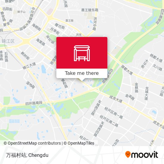 万福村站 map