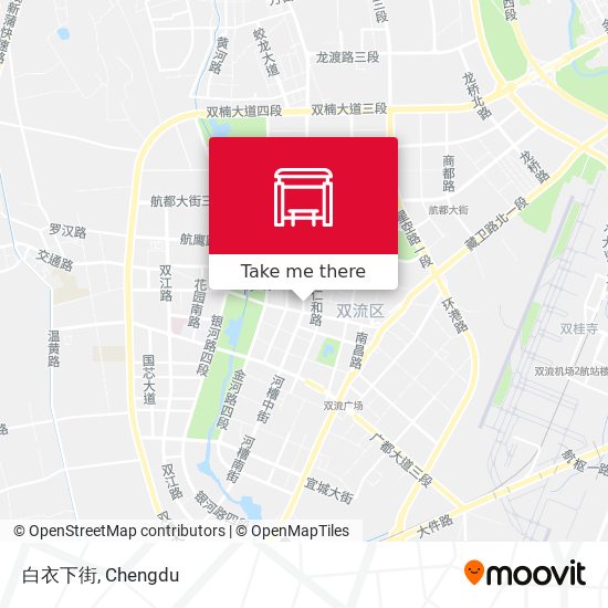 白衣下街 map