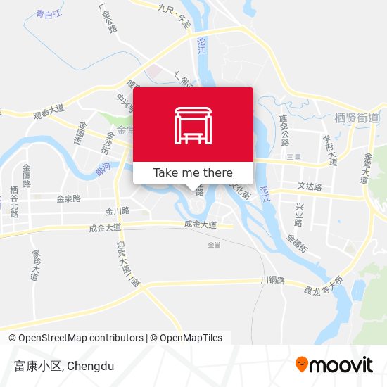 富康小区 map