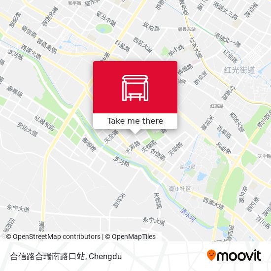合信路合瑞南路口站 map