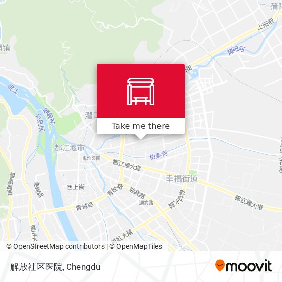 解放社区医院 map