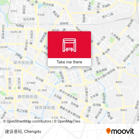建设巷站 map