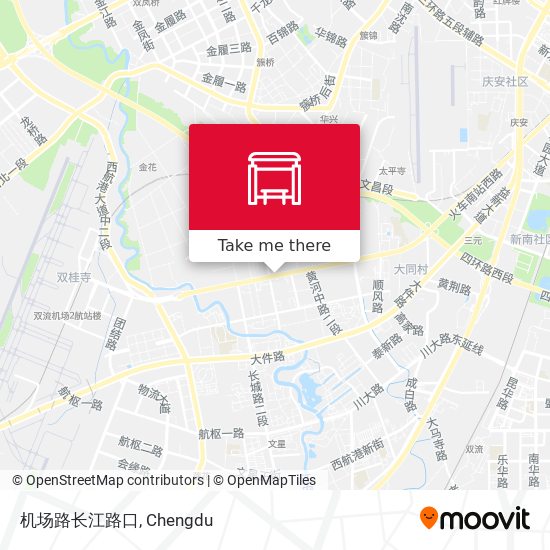 机场路长江路口 map