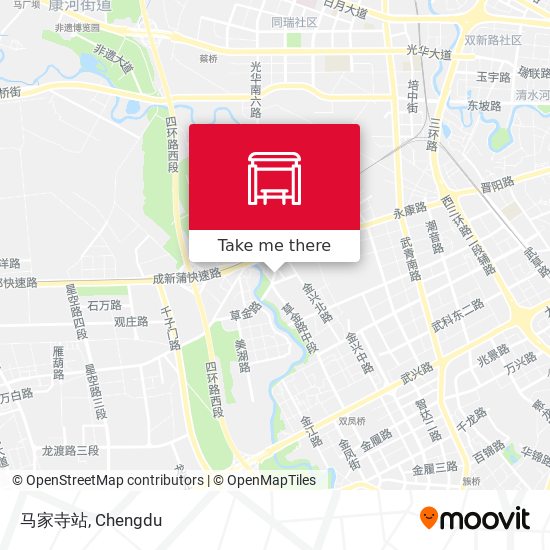 马家寺站 map