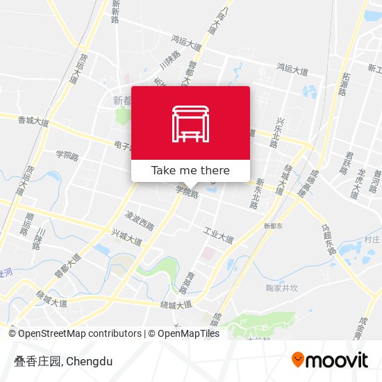 叠香庄园 map