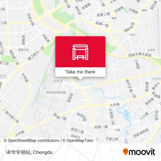译华学校站 map