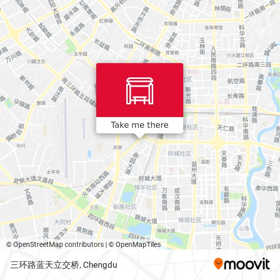 三环路蓝天立交桥 map