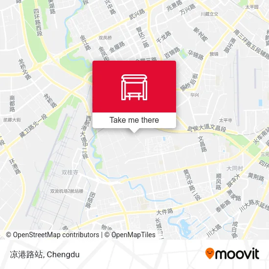 凉港路站 map