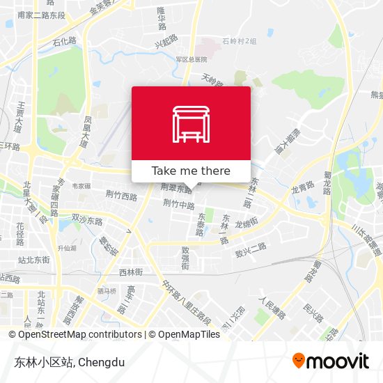 东林小区站 map