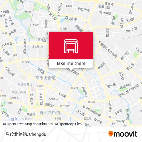 马鞍北路站 map