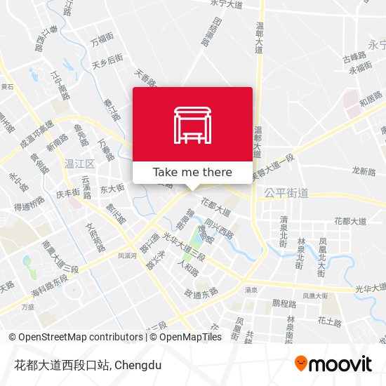 花都大道西段口站 map