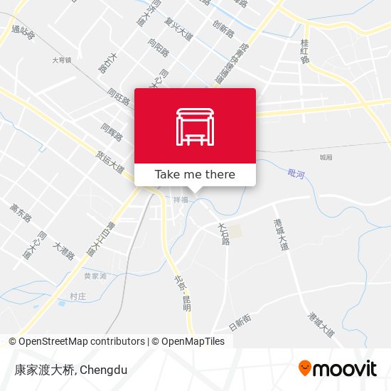 康家渡大桥 map