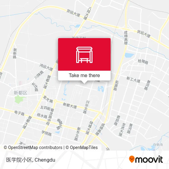 医学院小区 map