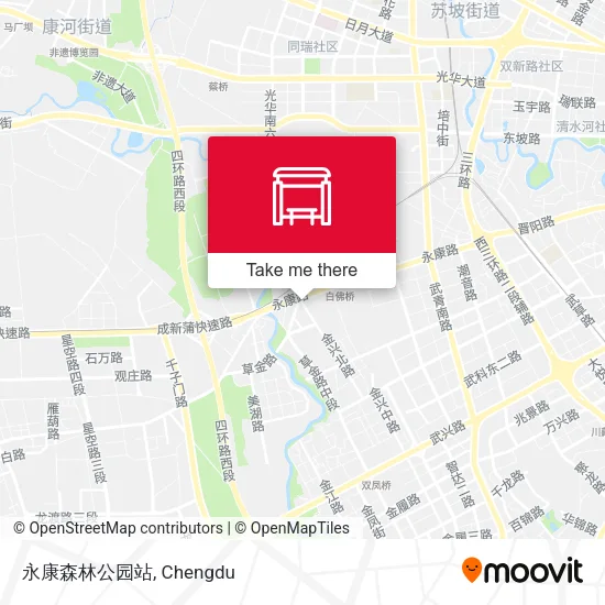 永康森林公园站 map