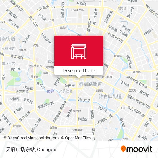 天府广场东站 map