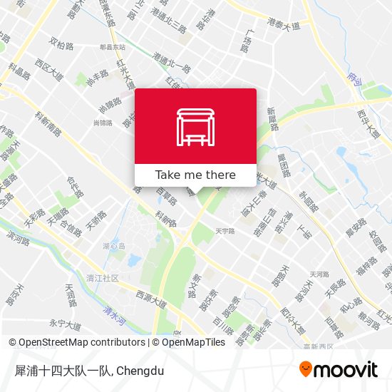 犀浦十四大队一队 map