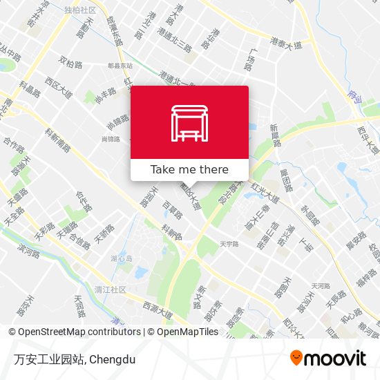 万安工业园站 map