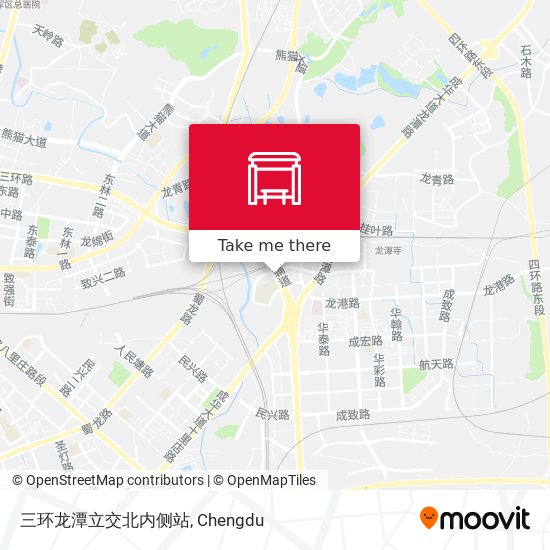 三环龙潭立交北内侧站 map