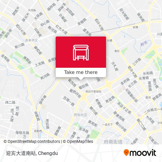 迎宾大道南站 map