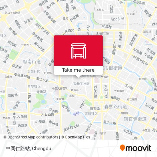 中同仁路站 map