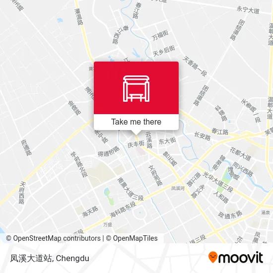 凤溪大道站 map