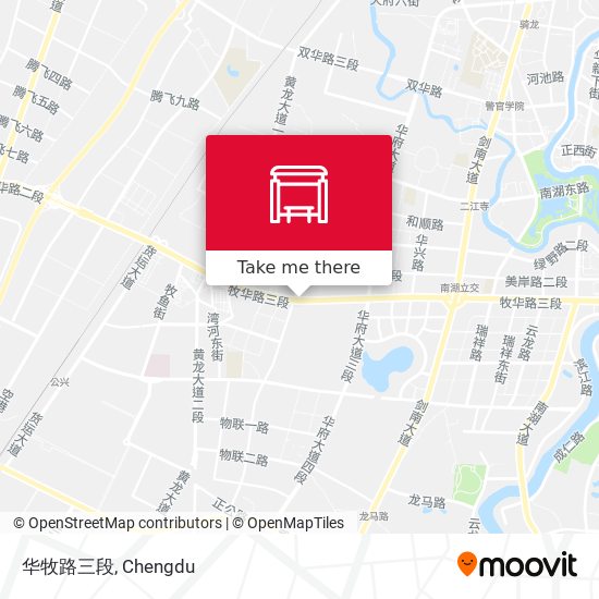 华牧路三段 map