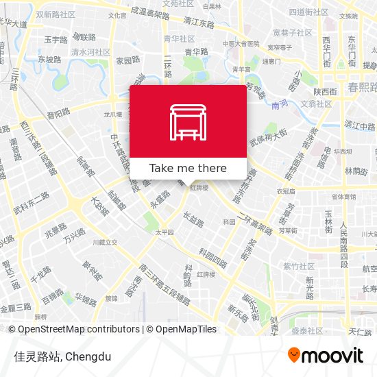 佳灵路站 map
