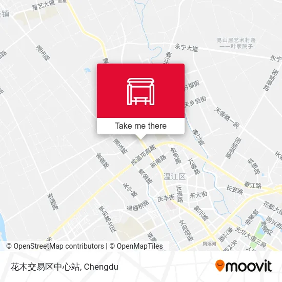 花木交易区中心站 map