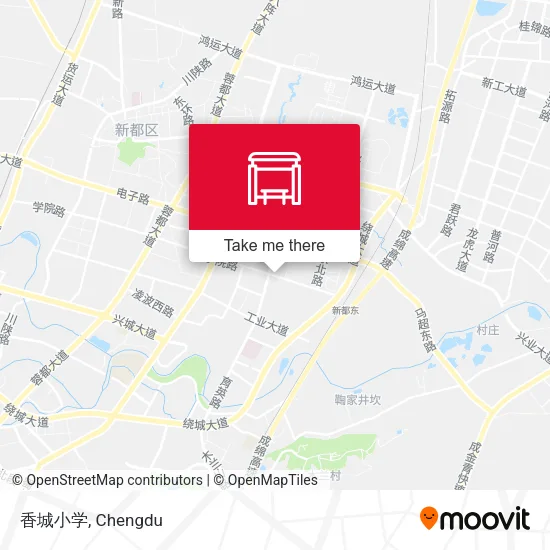 香城小学 map