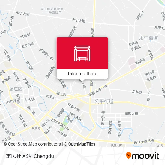 惠民社区站 map
