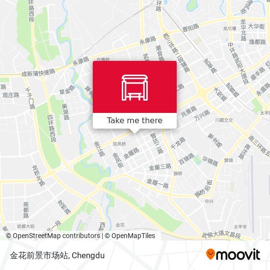 金花前景市场站 map