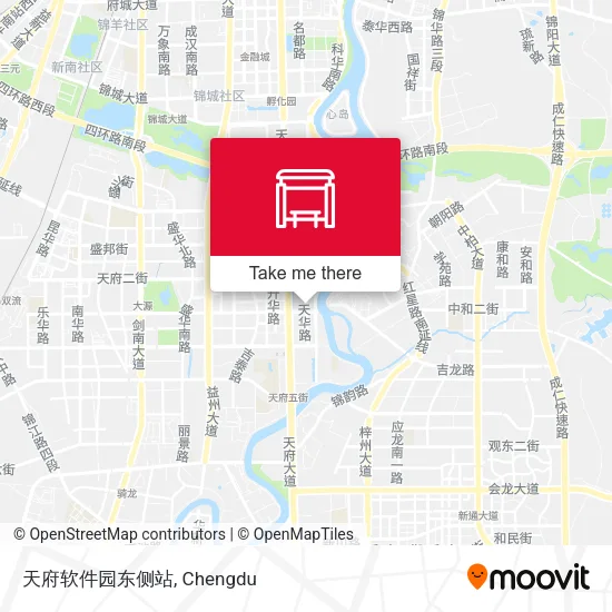 天府软件园东侧站 map