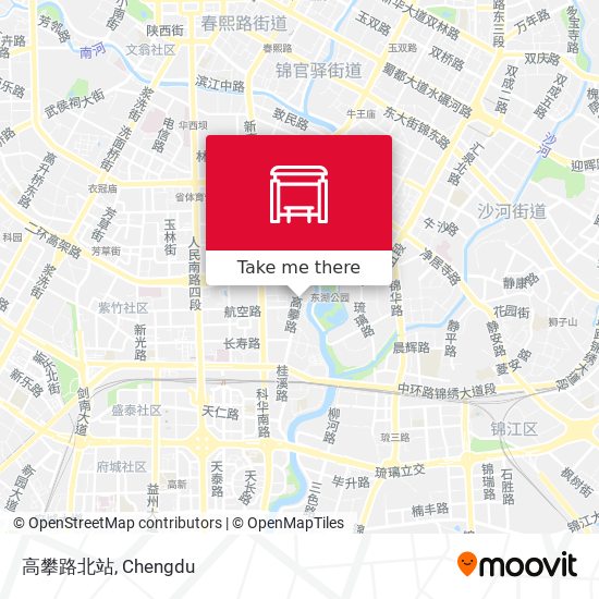 高攀路北站 map