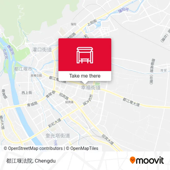 都江堰法院 map