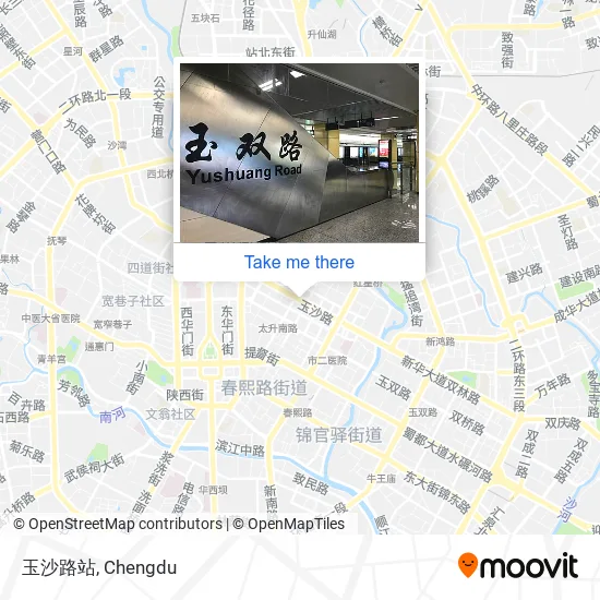 玉沙路站 map