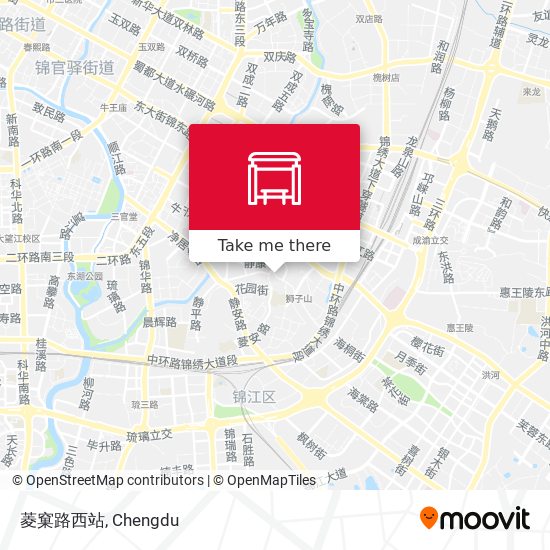 菱窠路西站 map