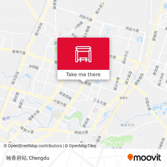 翰香府站 map