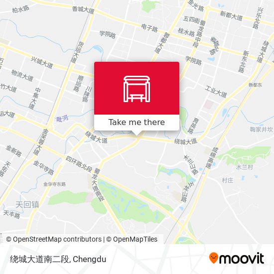 绕城大道南二段 map