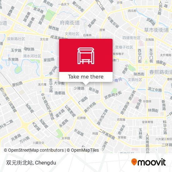 双元街北站 map