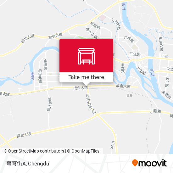 弯弯街A map
