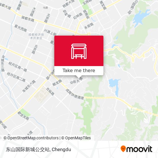 东山国际新城公交站 map