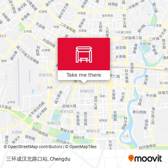 三环成汉北路口站 map