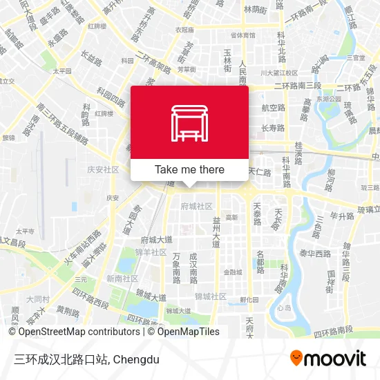 三环成汉北路口站 map