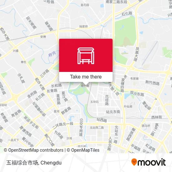 五福综合市场 map