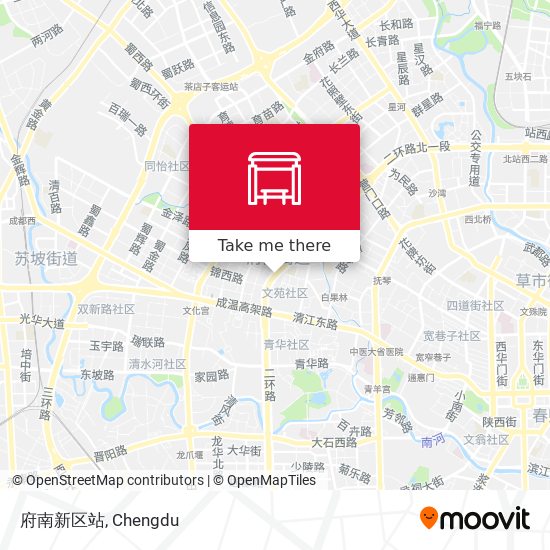 府南新区站 map